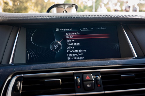 BMW Informationsscreen